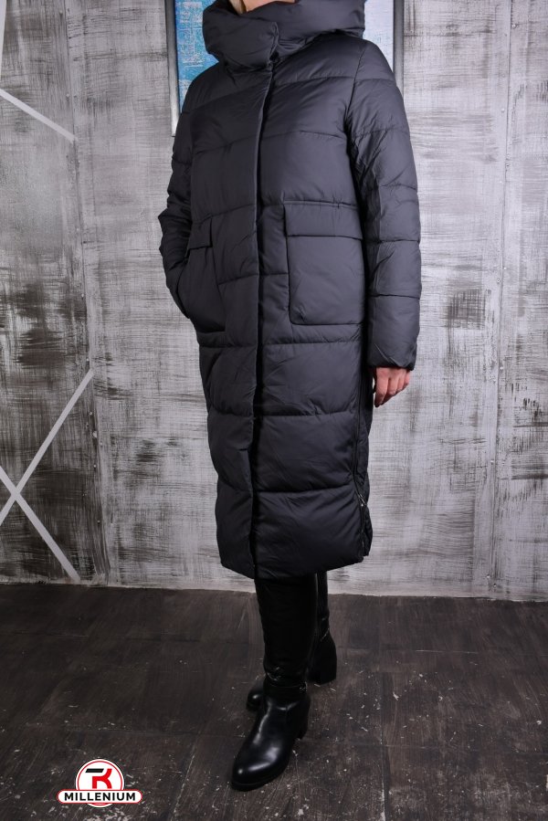 Пальто женское зимнее color.1 (утеплитель тинсулейт) "QARLEVAR" (Polyester 100%) Размер в наличии : 50 арт.829