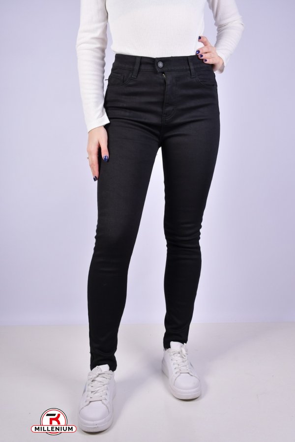 Джинсы женские стрейчевые на флисе "NewJeans" Размеры в наличии : 25, 26, 27 арт.DF6033