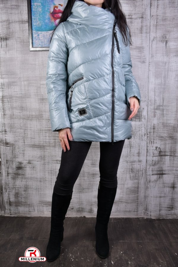 Куртка женская из плащёвки зимняя (color A022) "HaiLuoZi" Размер в наличии : 52 арт.HY6056