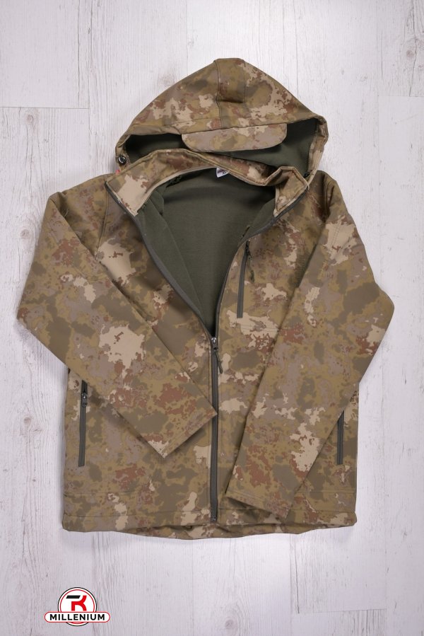 Куртка мужская на флисе (цв.хаки) зимняя "FLAS tactical" Размер в наличии : 44 арт.683104