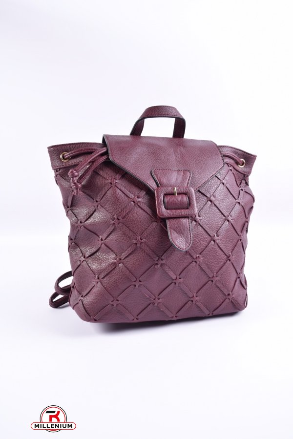 Рюкзак-сумка женская (цв.бордовый) размер 29/27/13 см. арт.HJ781