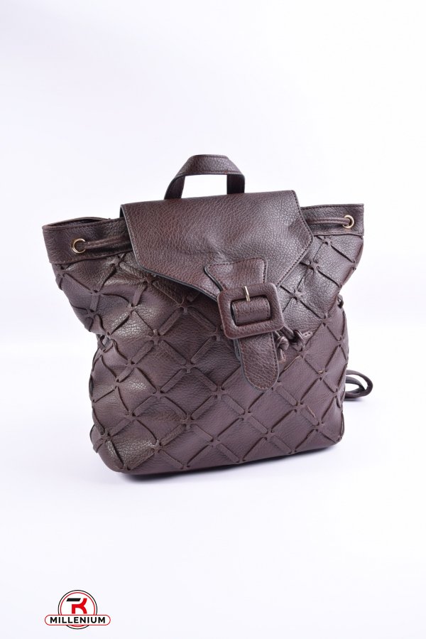Рюкзак-сумка женская (цв.шоколадный) размер 29/27/13 см. арт.HJ781