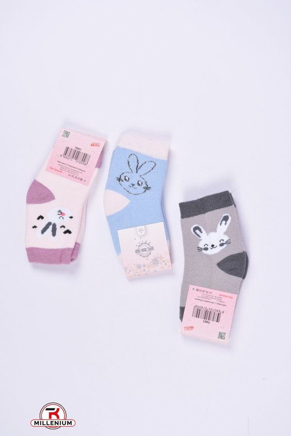 Шкарпетки для дівчинки махрові "KBS" розмір 12-14 арт.3-20256