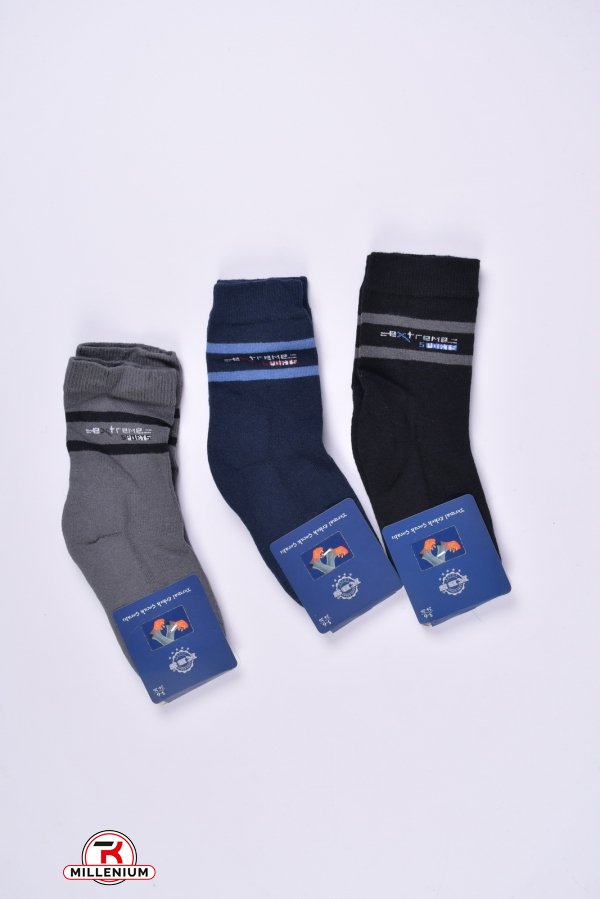 Шкарпетки для хлопчика (5-6) KBS розмір 24-26 (махрова устілка) арт.3-20245