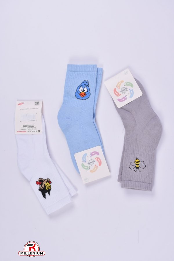 Шкарпетки для дівчинки (7-8) KBS розмір 28-30 (махрова устілка) арт.3-20265