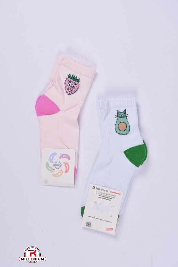 Шкарпетки для дівчинки (9-10) KBS розмір 32-34 (махрова устілка) арт.3-20259