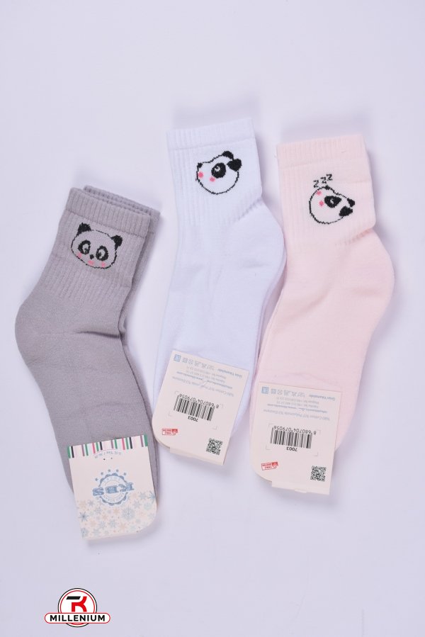 Шкарпетки для дівчинки (11-12) KBS розмір 36-38 (махрова устілка) арт.3-20264