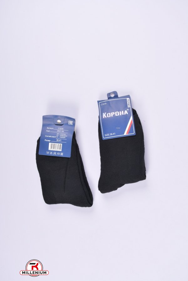 Шкарпетки для хлопчика махрові "Корона" розмір 36-41 (склад 90%бавовна 5%спандекс5%лайкра) арт.B3235