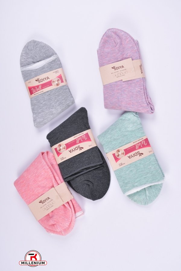 Шкарпетки жіночі на мікро хутрі розмір 36-41 "SDIYA" арт.705