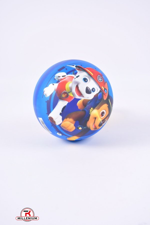 Мяч резиновый "PAW PATROL" 23см" 80 грам. арт.PB2102