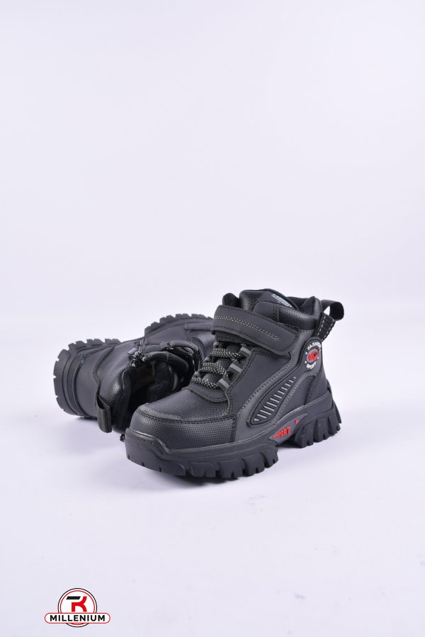 Ботинки для мальчика "Y.TOP" зимние на меху Размеры в наличии : 27, 29, 30 арт.HY20010-6-16
