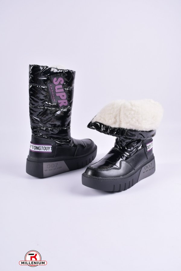 Чоботи для дівчинки зимові на хутрі "Kimboo" Розмір в наявності : 35 арт.FG2022-3Z