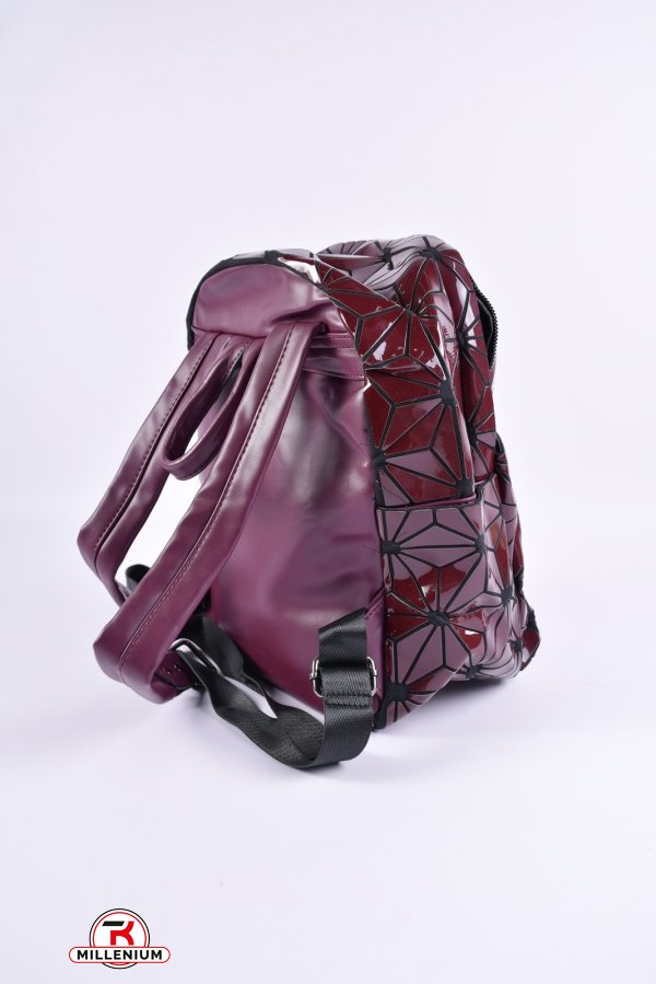Жіночий рюкзак (цв. бордовий) розмір 25/33/14 см. арт.CD8158
