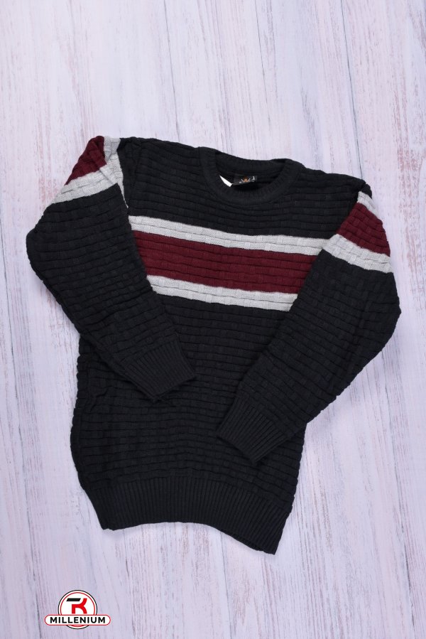 В'язаний светр для хлопчика (кол. чорний) "Abdo Hallab" Зріст в наявності : 122, 134, 146 арт.11