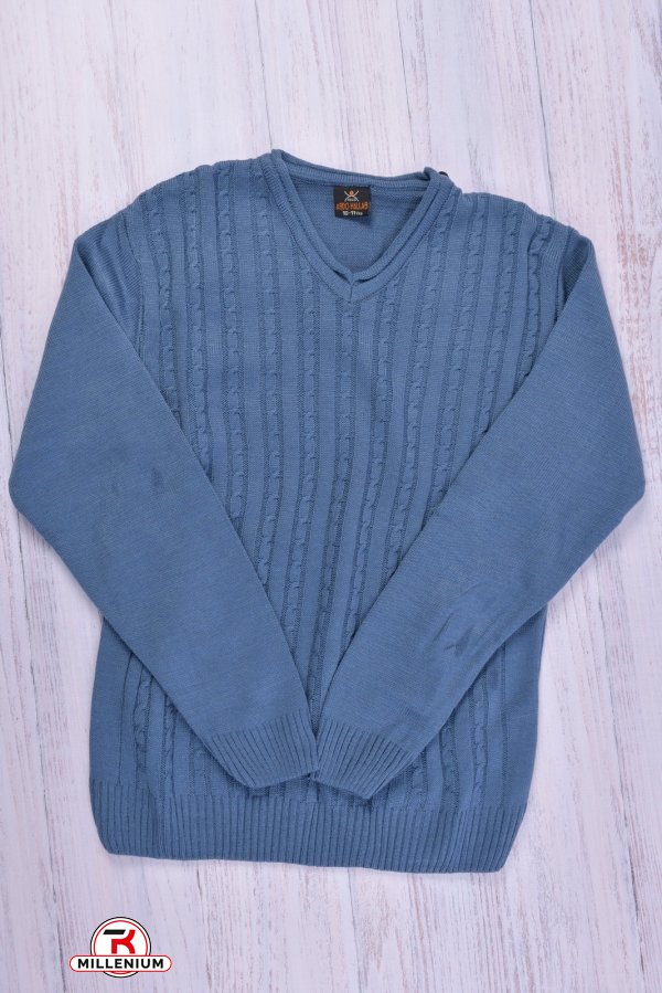 В'язаний светр для хлопчика (кол. синій) "Abdo Hallab" Зріст в наявності : 122, 134, 146 арт.10