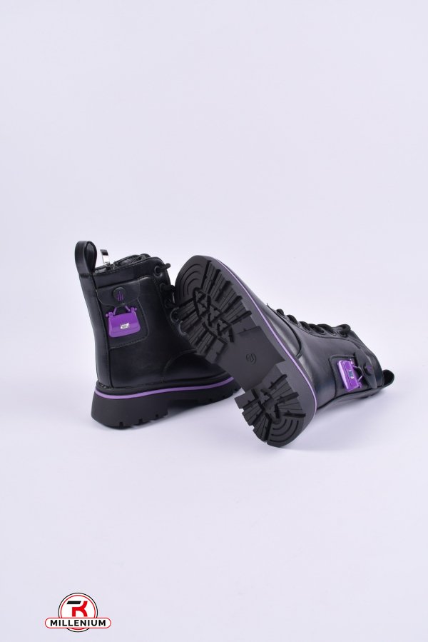 Ботинки для девочки зимние на меху "Bessky" Размеры в наличии : 27, 28, 29, 30 арт.B1939-2B