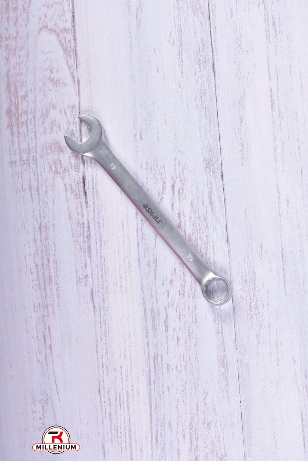 Ключ ріжково-накидний 19мм CrV satine арт.6021191
