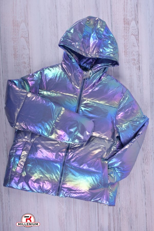 Куртка для девочки (цв.фиолетовый) болоневая зимняя Рост в наличии : 158, 164, 170 арт.2022-4