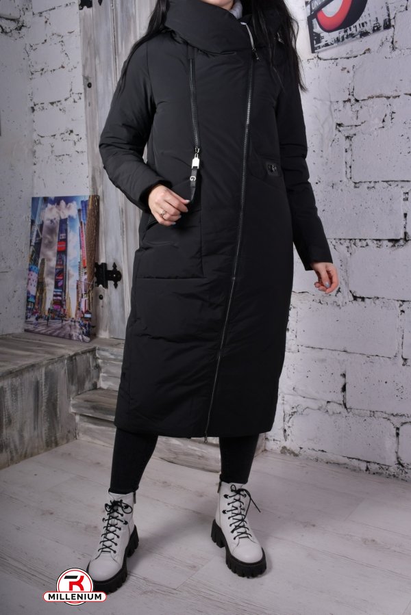 Пальто женское из плащевки зимние (color Z001) Размер в наличии : 52 арт.HY3006