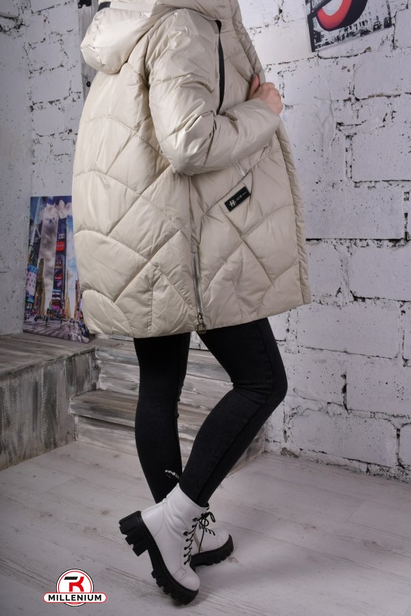 Куртка женская болоневая зимняя (color E143) Размеры в наличии : 48, 50, 52 арт.HY3059