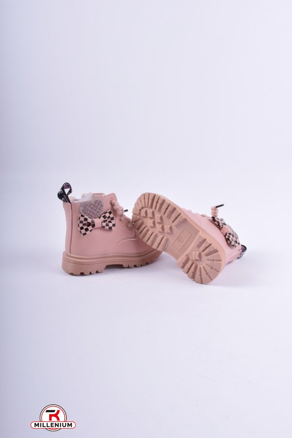 Ботинки для девочки зимнее на меху "Канарейка" Размеры в наличии : 21, 23, 24, 25 арт.Z6228-3