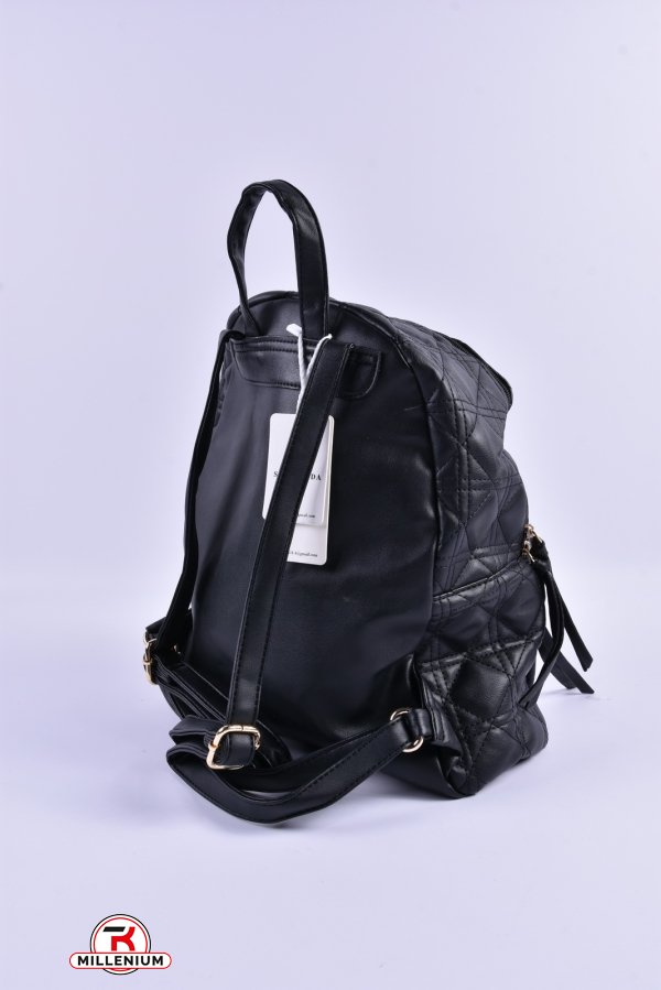 Рюкзак женский (цв.черный) размер 30/29/12 см. арт.6547