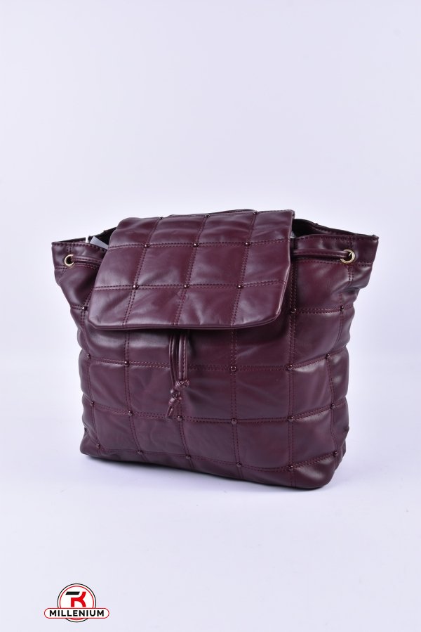 Рюкзак-сумка женская (цв.бордовый) размер 30/29/11 см. арт.HJ789