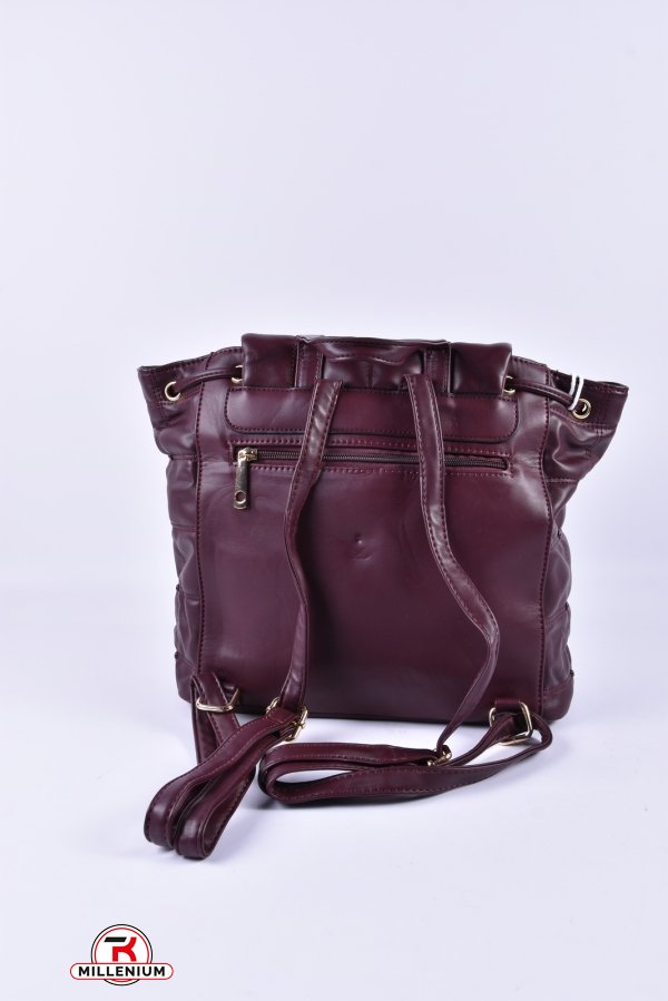 Рюкзак-сумка женская (цв.бордовый) размер 30/29/11 см. арт.HJ789