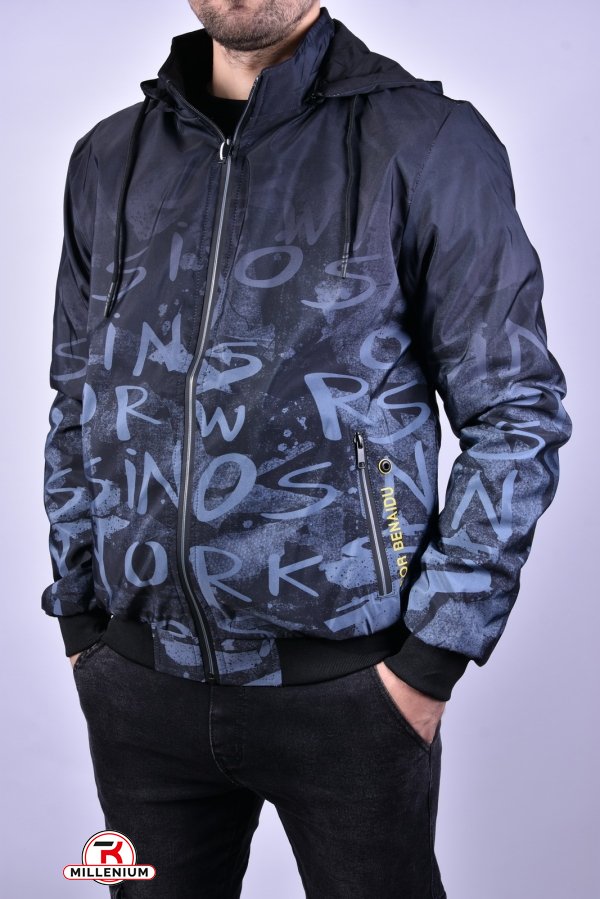 Куртка мужская (color 2) демисезонная из плащевки "BOOSJICK" (двухсторонняя) Размеры в наличии : 44, 46, 54 арт.7713