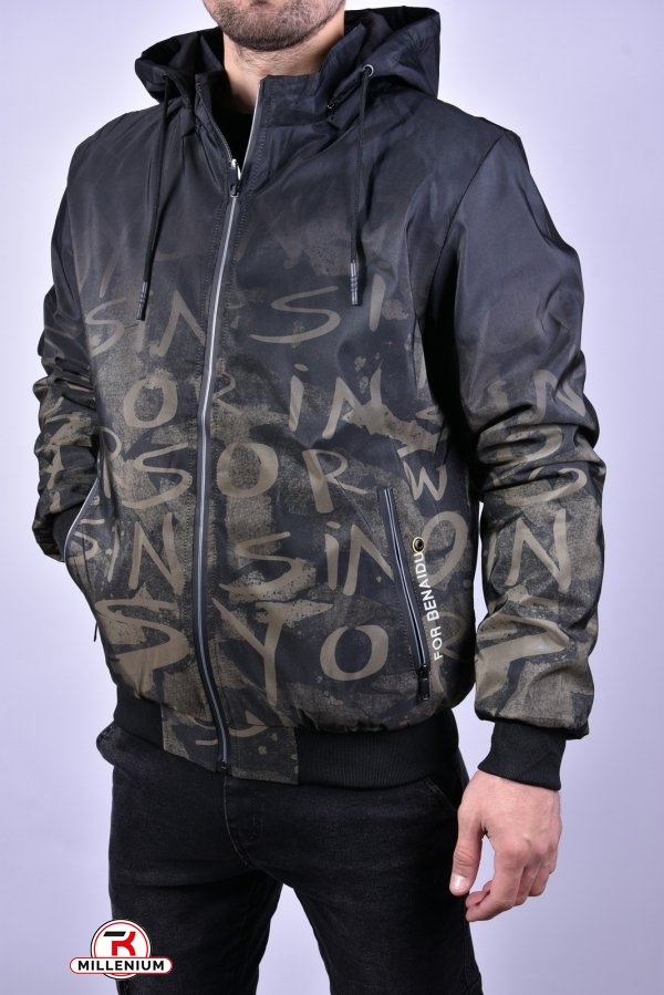 Куртка чоловіча (color 7) демісезонна з плащової тканини "BOOSJICK" (двостороння) Розміри в наявності : 44, 46, 48, 50, 52, 54 арт.7713