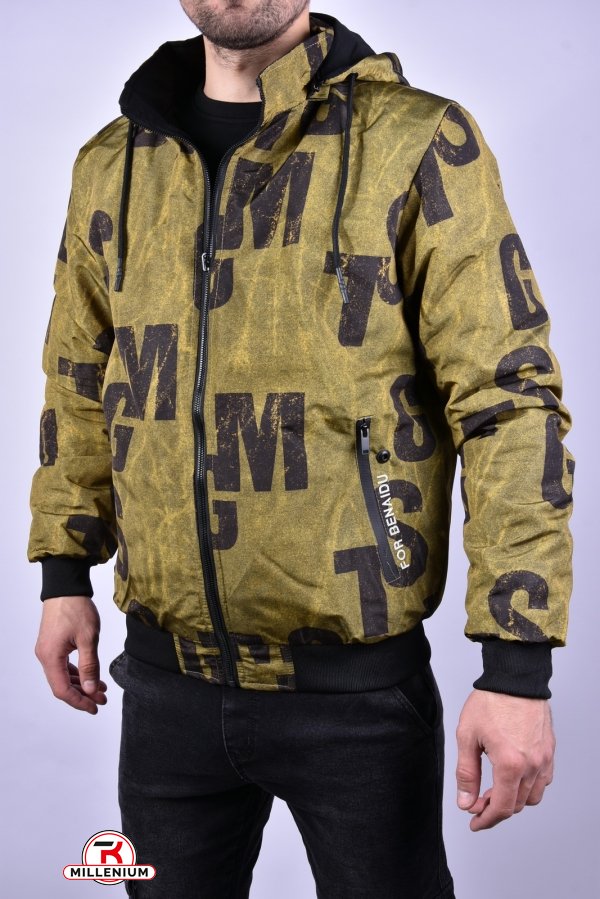 Куртка мужская (color 8) демисезонная из плащевки "BOOSJICK" (двухсторонняя) Размеры в наличии : 44, 48, 50, 52 арт.7705