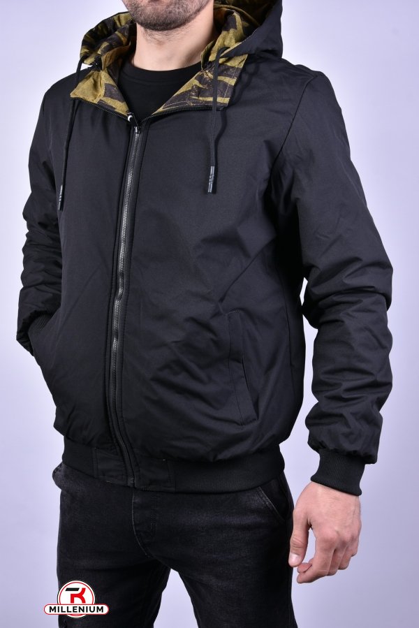 Куртка чоловіча (color 8) демісезонна з плащової тканини "BOOSJICK" (двостороння) Розміри в наявності : 44, 48, 50, 52 арт.7705
