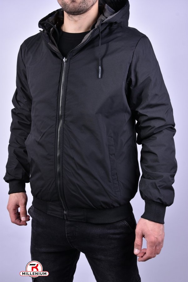 Куртка мужская (color 7) демисезонная из плащевки "BOOSJICK" (двухсторонняя) Размеры в наличии : 44, 46, 48 арт.7705