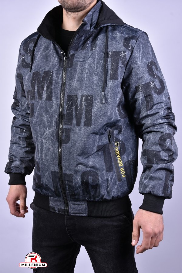 Куртка чоловіча (color 9) демісезонна з плащової тканини "BOOSJICK" (двостороння) Розміри в наявності : 44, 46, 52 арт.7705