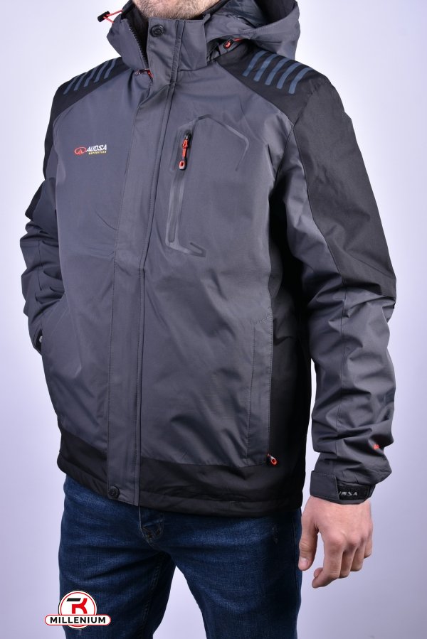 Куртка чоловіча (COL.8) з плащової тканини демісезонна "AUDSA" Розміри в наявності : 46, 48, 52 арт.A21117