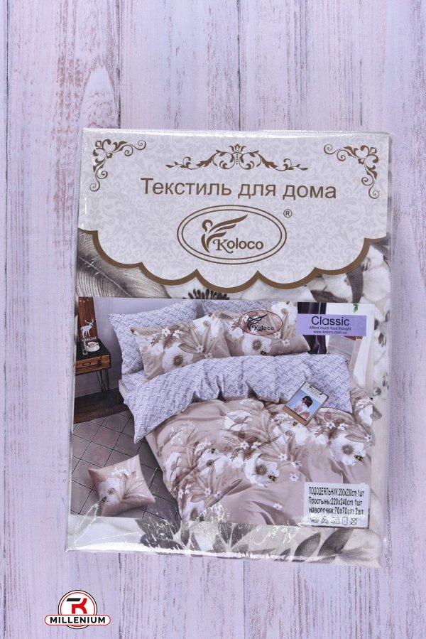 Комплект постельного белья размер 200/230 см.(наволочка 70/70-2шт) "KOLOCO" арт.06-232