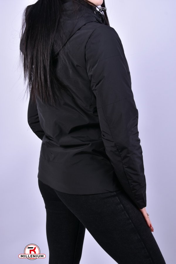Куртка женская демисезонная (цв.черый) из плащёвки "D.S" Размер в наличии : 42 арт.B3059