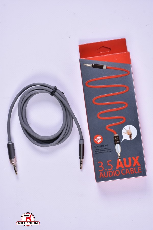 Кабель аудио 3,5 мм прямой AUX арт.AUX-523