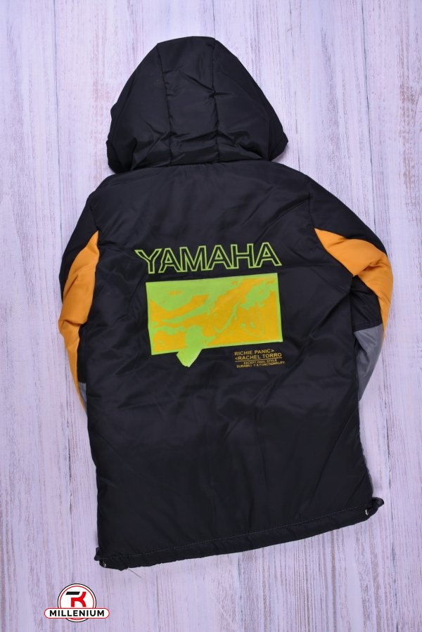 Куртка для мальчика (цв.серый/черный) демисезонная Рост в наличии : 122, 128, 140, 146, 152 арт.Yamaha