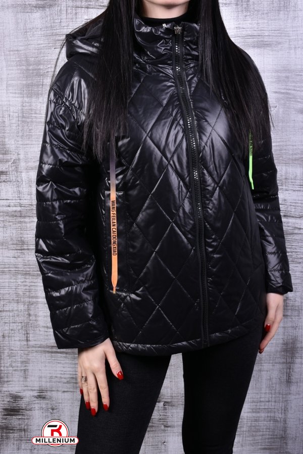 Куртка женская (цв.черный ) демисезонная "ALPS SNOW" Размеры в наличии : 48, 52 арт.650