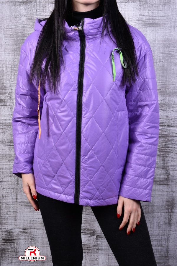 Куртка жіноча (кол. бузковий) демісезонна "ALPS SNOW" Розміри в наявності : 46, 50, 52, 54 арт.650
