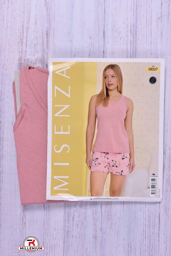 Костюм жіночий трикотажний "MISENZA" (100%cotton ) Розміри в наявності : 42, 44 арт.01027