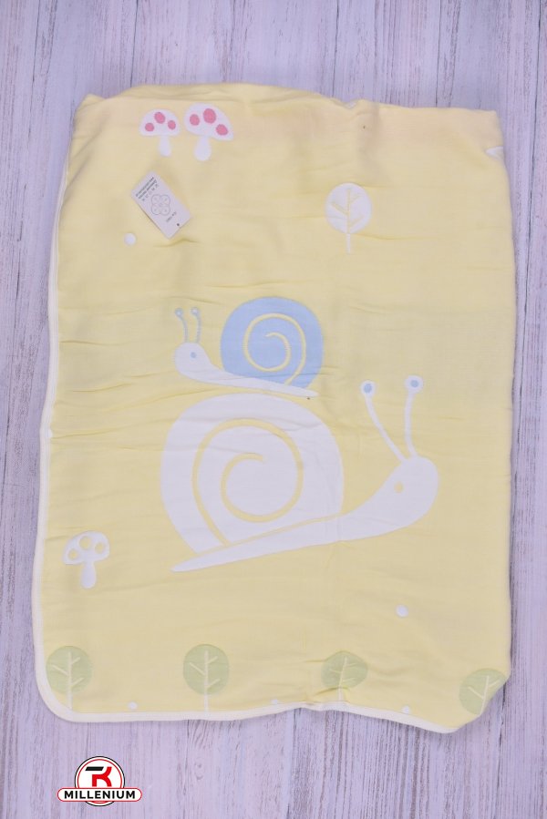 Детское одеяло (цв.желтый) размер 110/110 вес 840гр. арт.3163