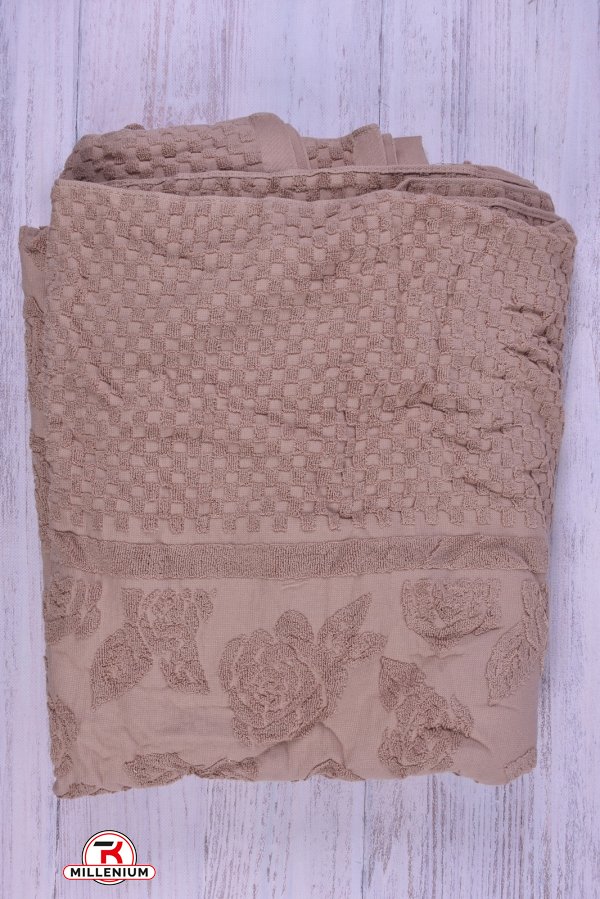 Покривало махрове (кол. капучино) 180/220 см (вага 1500г) арт.5122