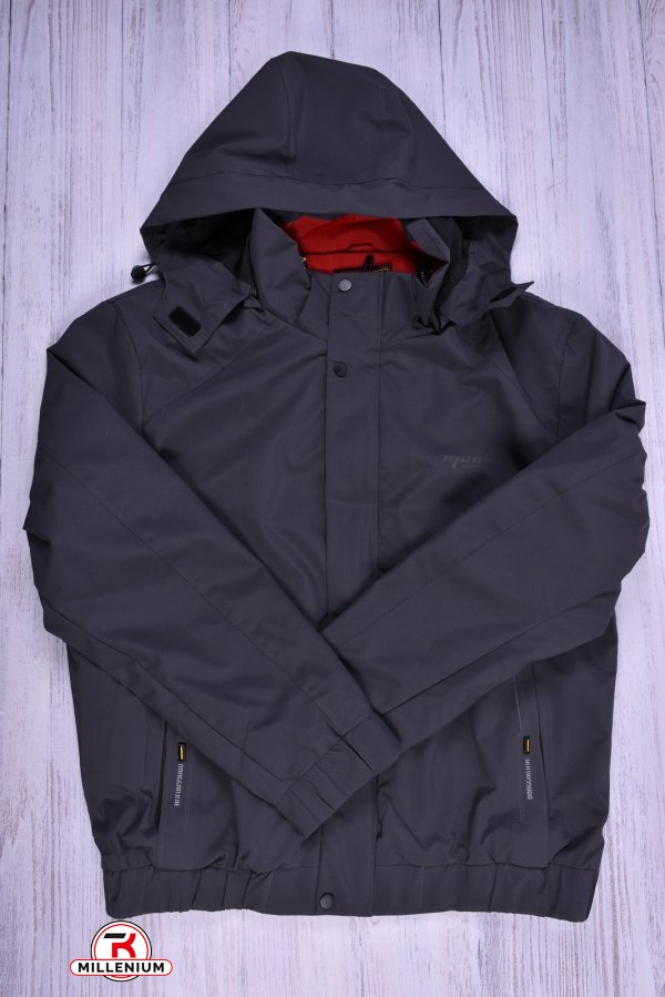 Куртка мужская демисезонная (цв.серый) из плащевки "DGJJ" Размер в наличии : 54 арт.1131