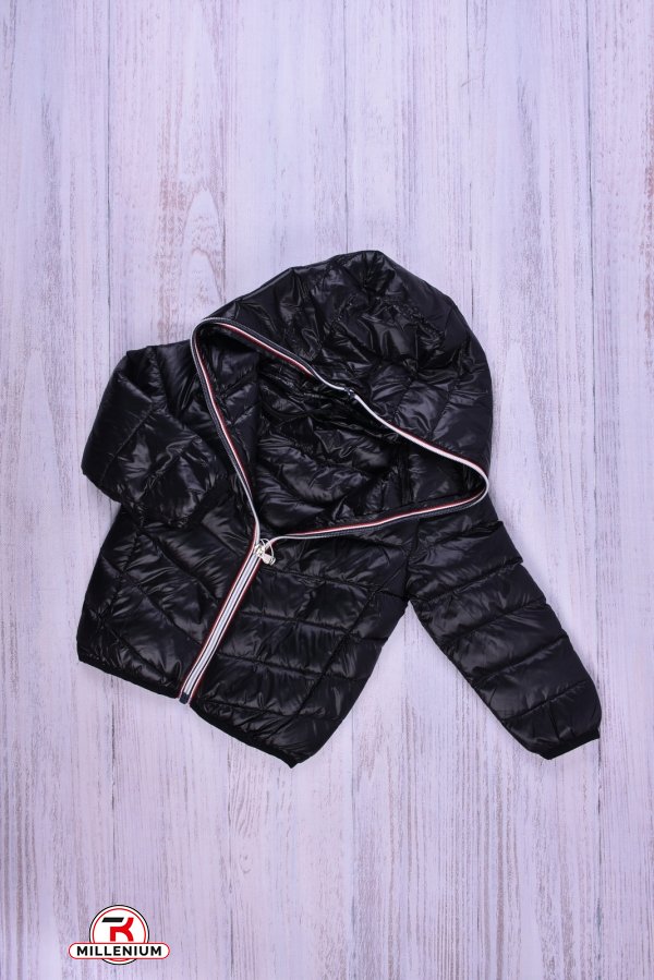 Куртка для дівчинки (кол. чорний) болонева Зріст в наявності : 92 арт.013