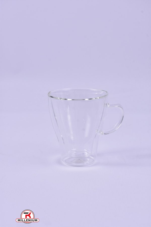 Чашка скляна з подвійним дном 250мл "Тревізо" Helios арт.6758