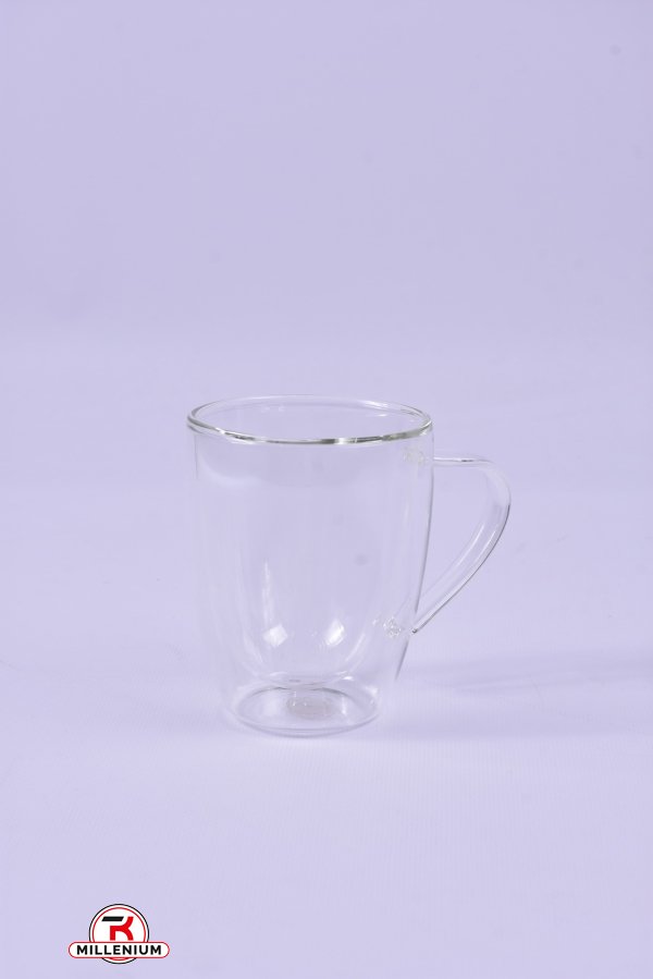 Чашка скляна з подвійним дном 250мл "Турін" Helios арт.6756