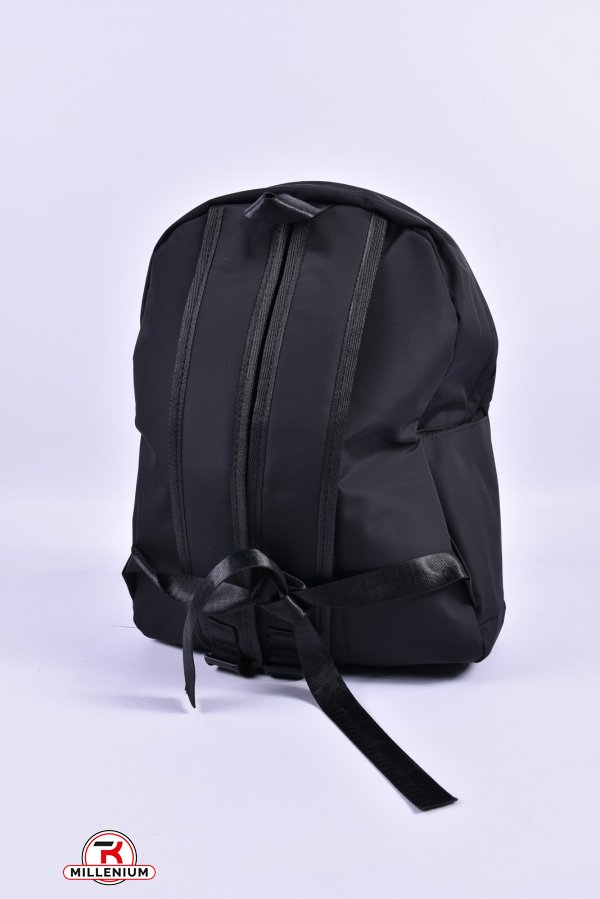Рюкзак з плащової тканини (кол. чорний) розмір 38/28/10см арт.Y-1018