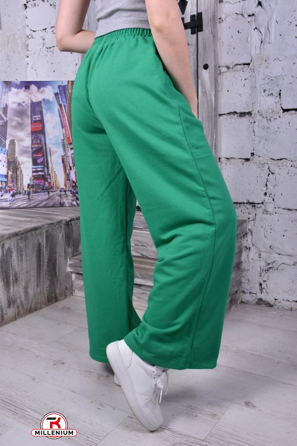 Штани жіночі (кол. зелений) трикотажні "QIANZHIDU" Розміри в наявності : 50, 52 арт.D810223
